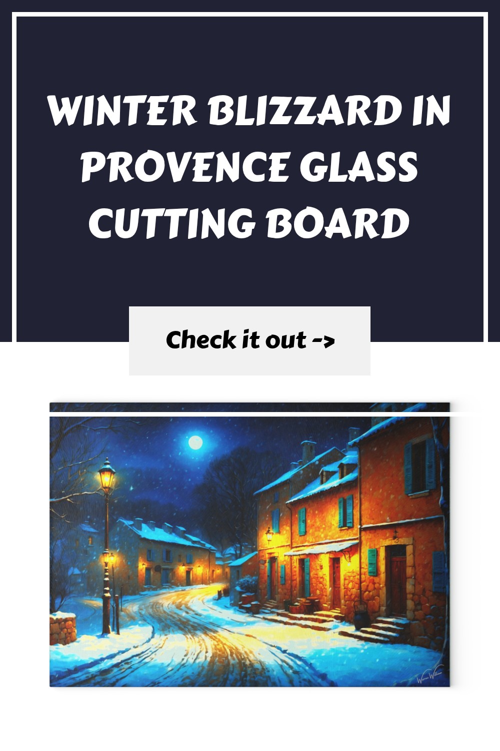 Winter Blizzard in Provence Glass Cutting Board generated pin 28680 1