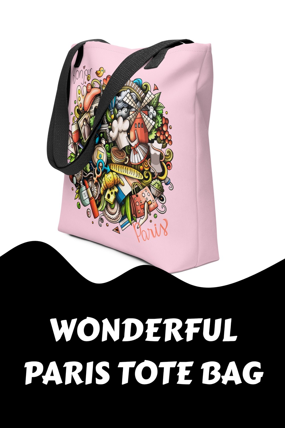 Wonderful Paris Tote Bag 9 Wonderful Paris Tote Bag generated pin 34237 1