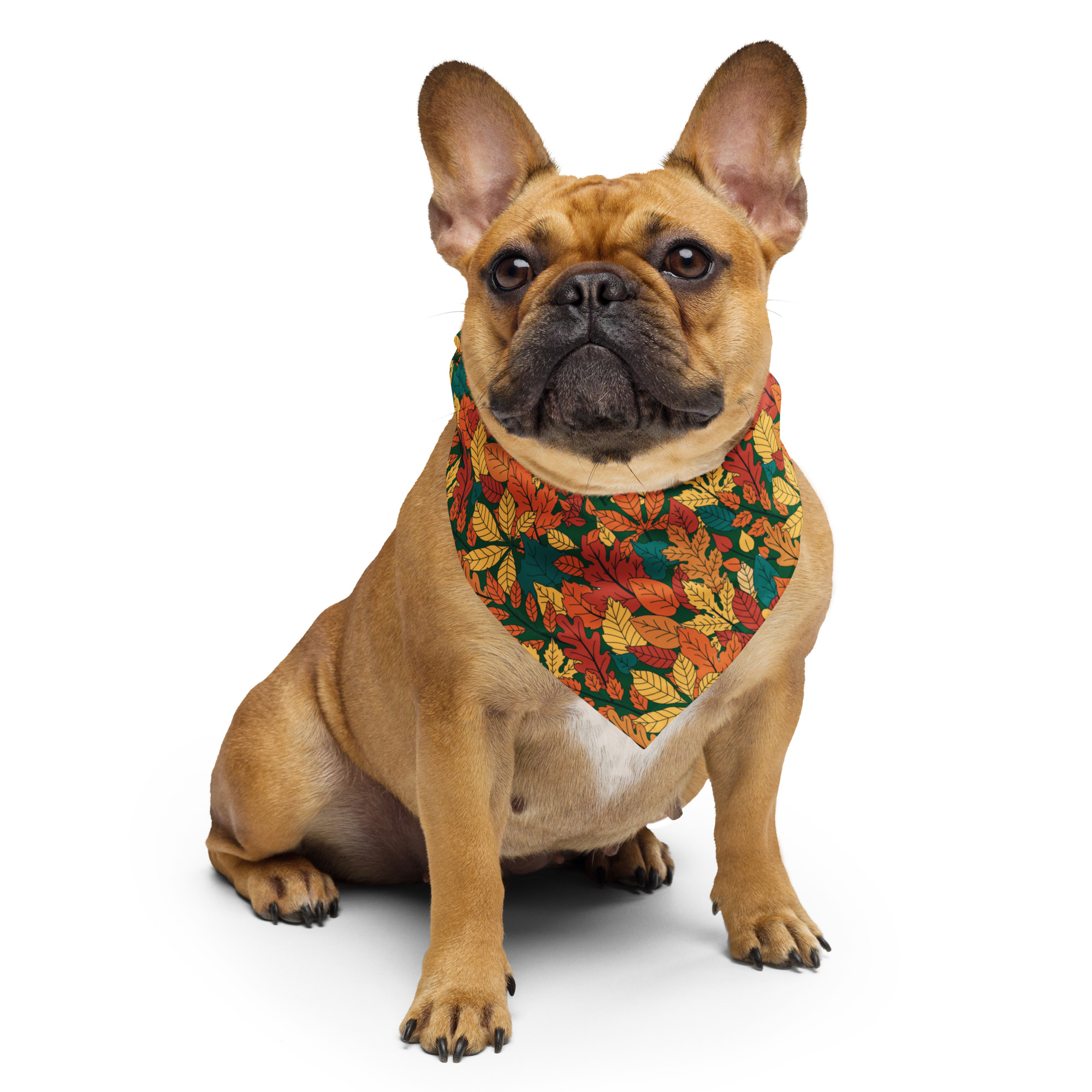 Autumn Leaves Green Bandana 13 Autumn Leaves Green Bandana - Image 13