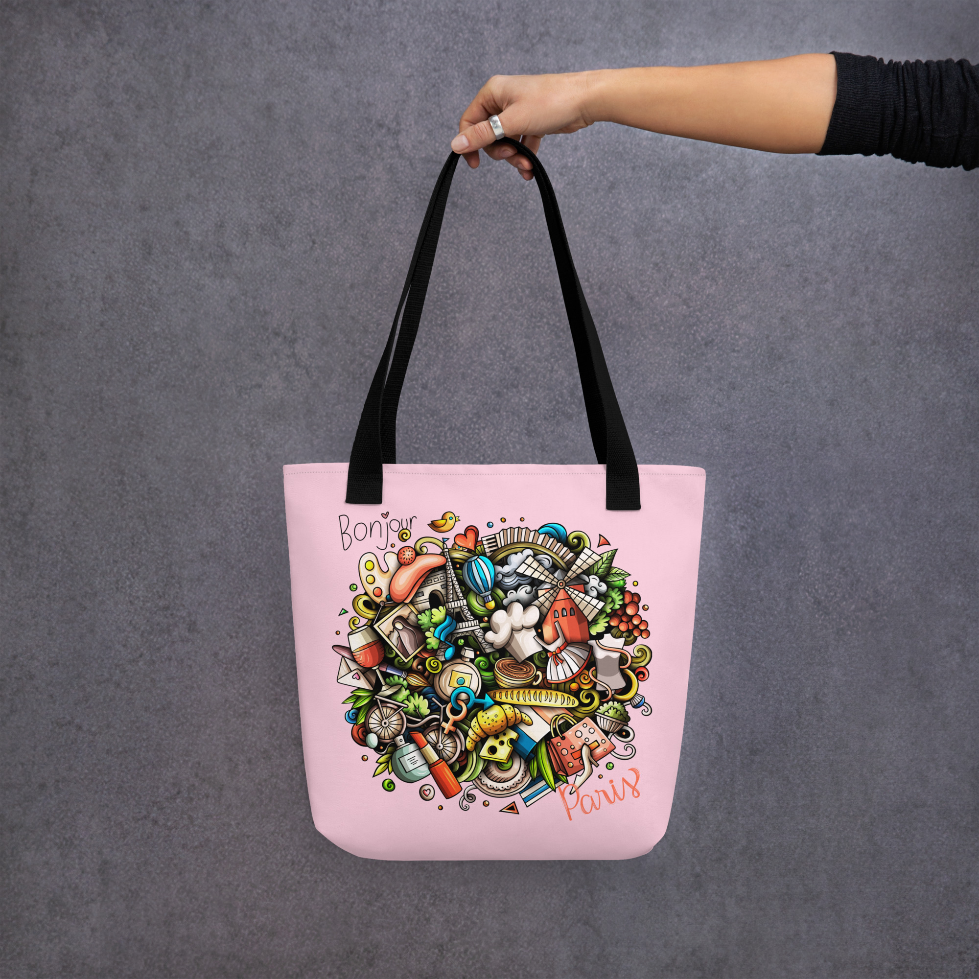 Wonderful Paris Tote Bag 3 Wonderful Paris Tote Bag - Image 3