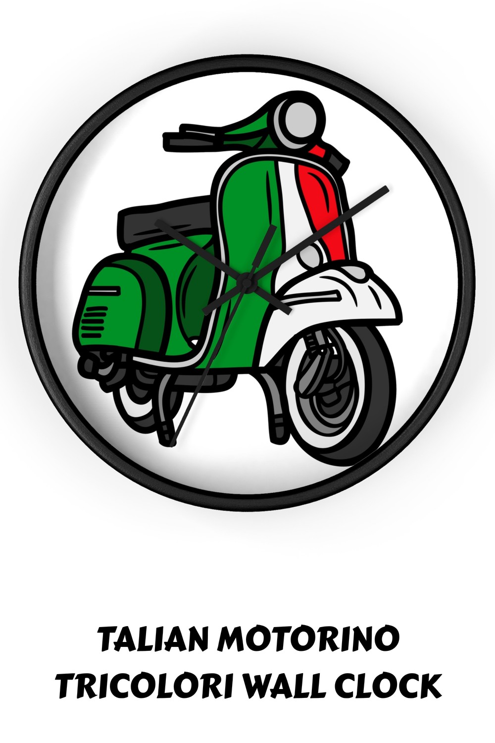 Italian Motorino Tricolori Wall Clock 13 talian Motorino Tricolori Wall Clock generated pin 28244 1