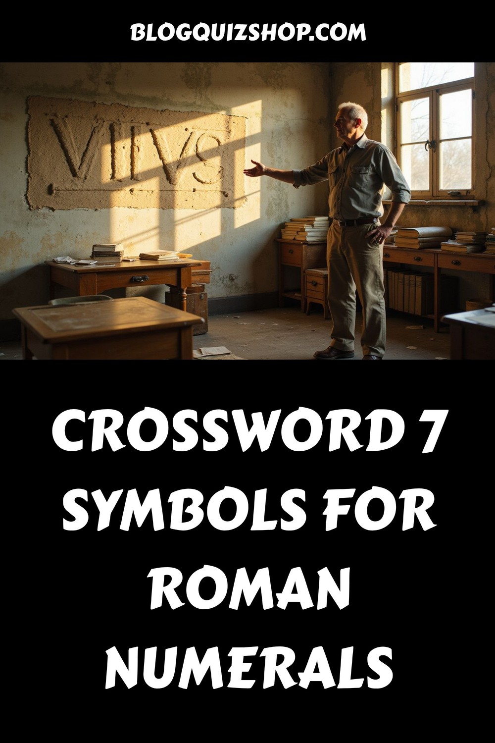 CROSSWORD 7 Symbols for Roman Numerals generated pin 35416