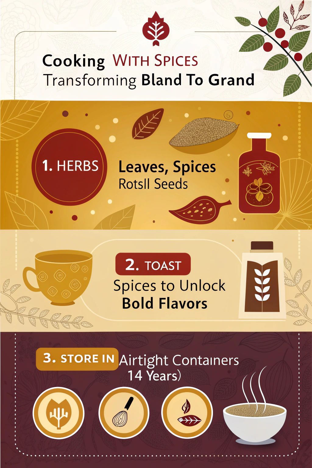 Cooking with spices