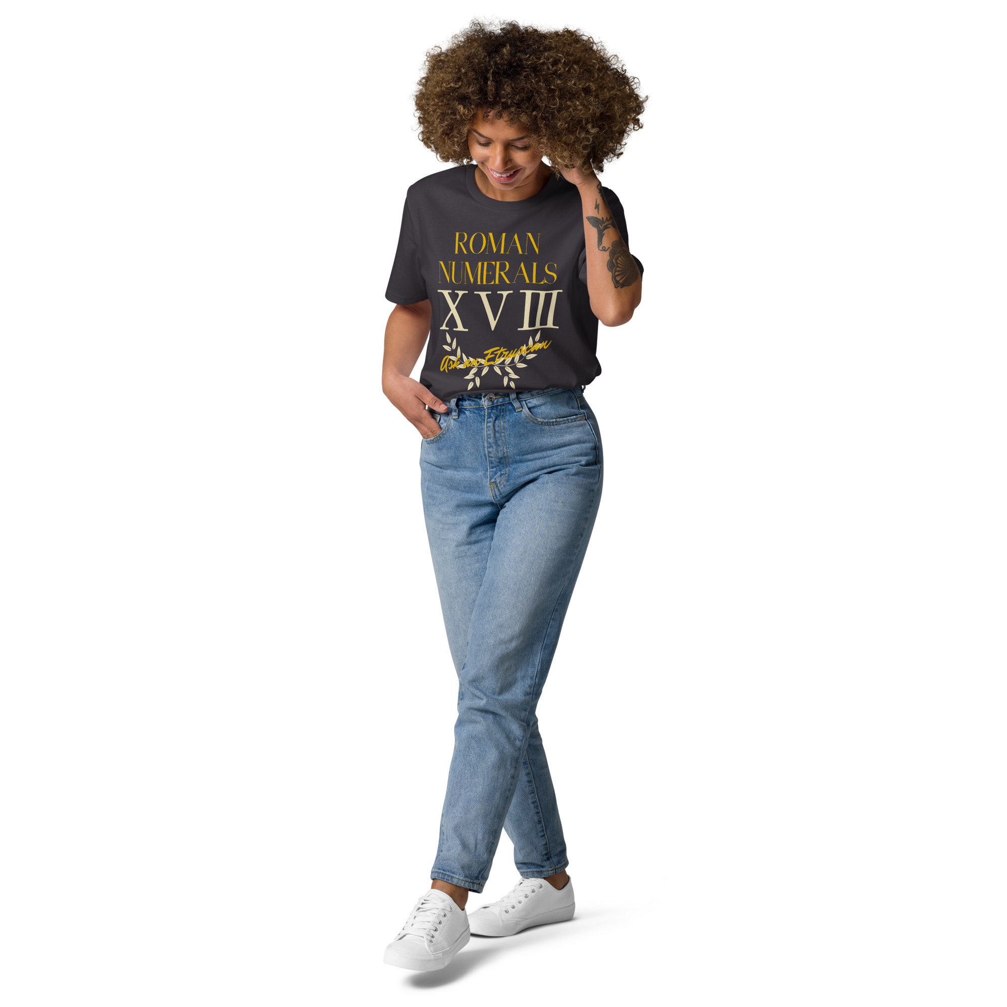 Roman Numerals Dark T-Shirt 8 Roman Numerals Dark T-Shirt - Image 8