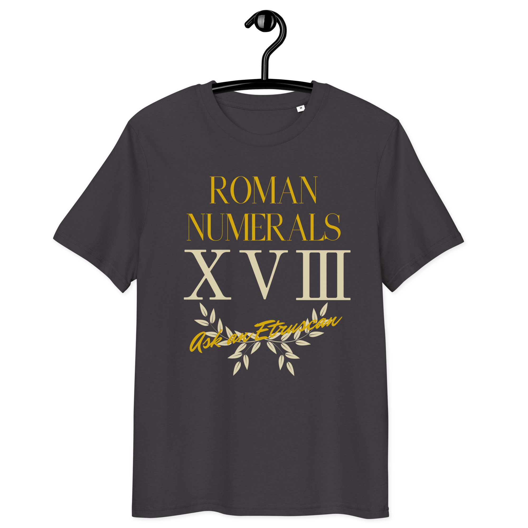 Roman Numerals Dark T-Shirt 6 Roman Numerals Dark T-Shirt - Image 6