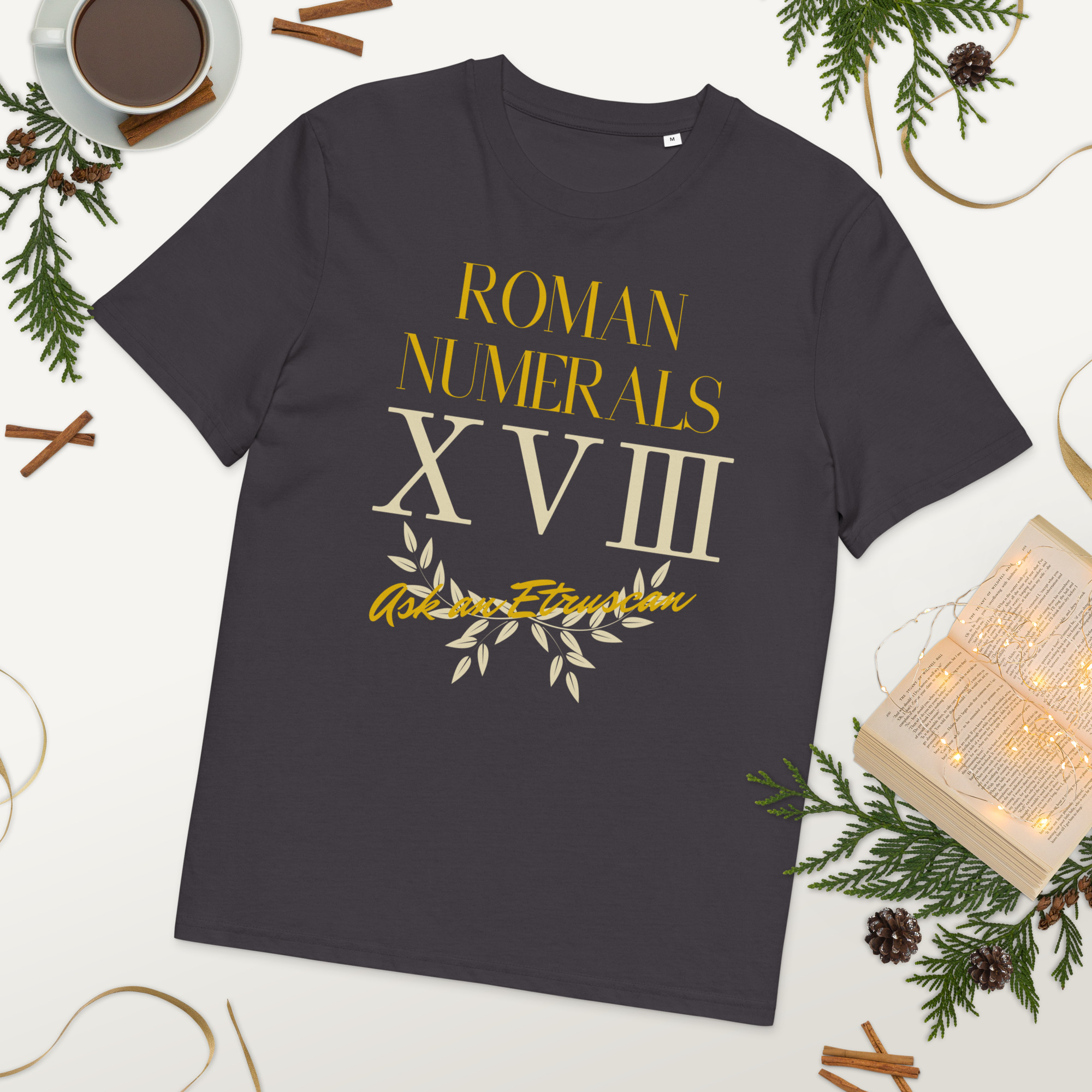 Roman Numerals Dark T-Shirt 7 Roman Numerals Dark T-Shirt - Image 7