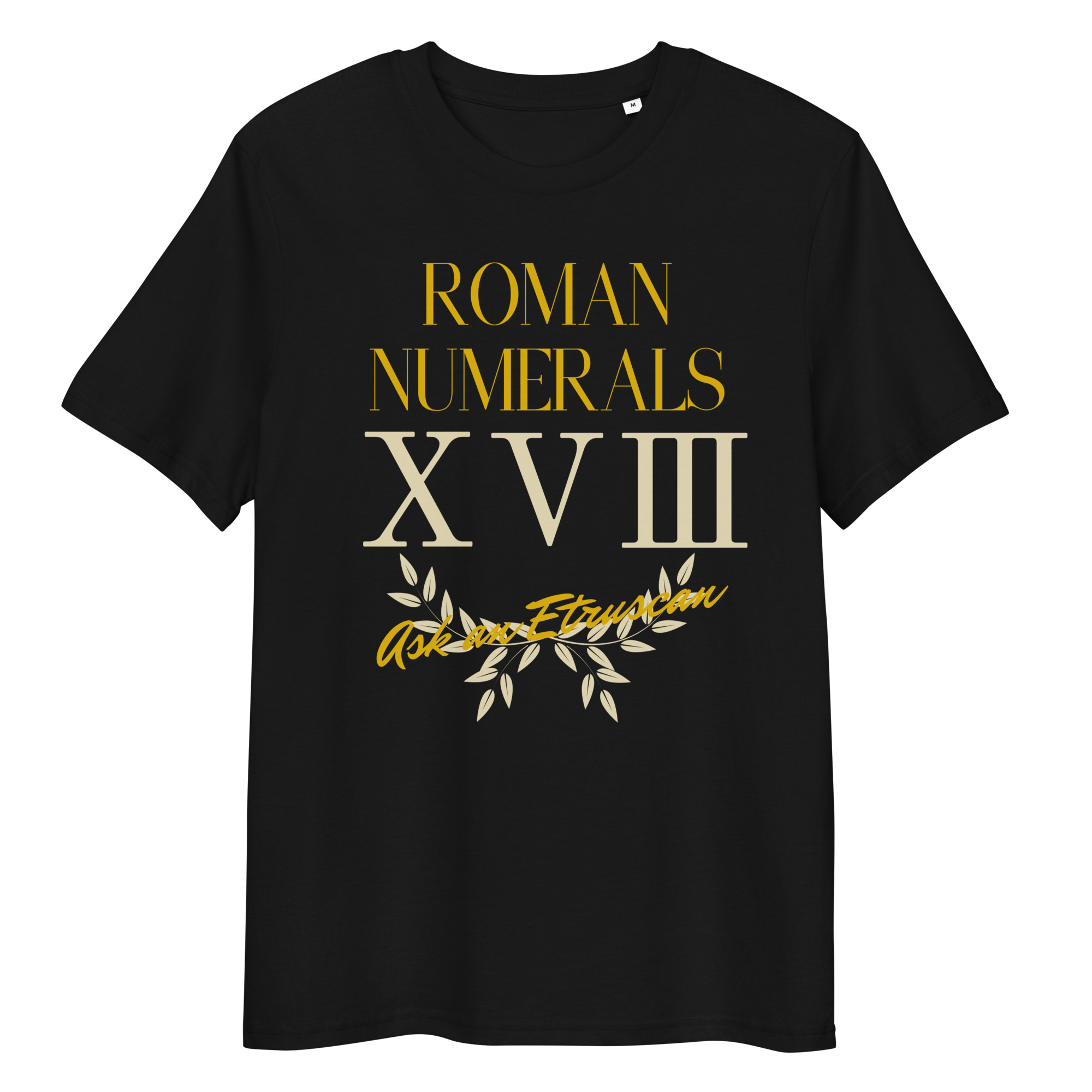 Roman Numerals Dark T-Shirt 2 Roman Numerals Dark T-Shirt - Image 2