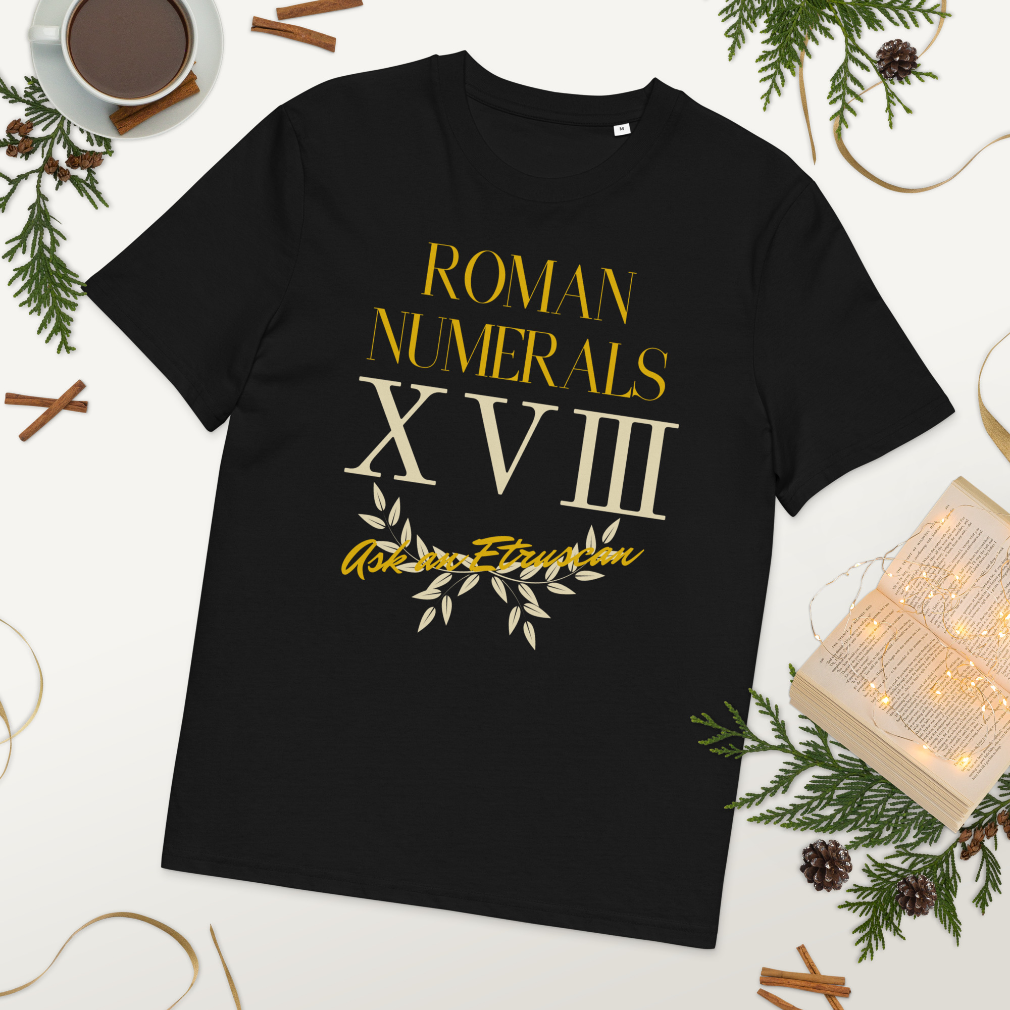 Roman Numerals Dark T-Shirt 10 Roman Numerals Dark T-Shirt - Image 10
