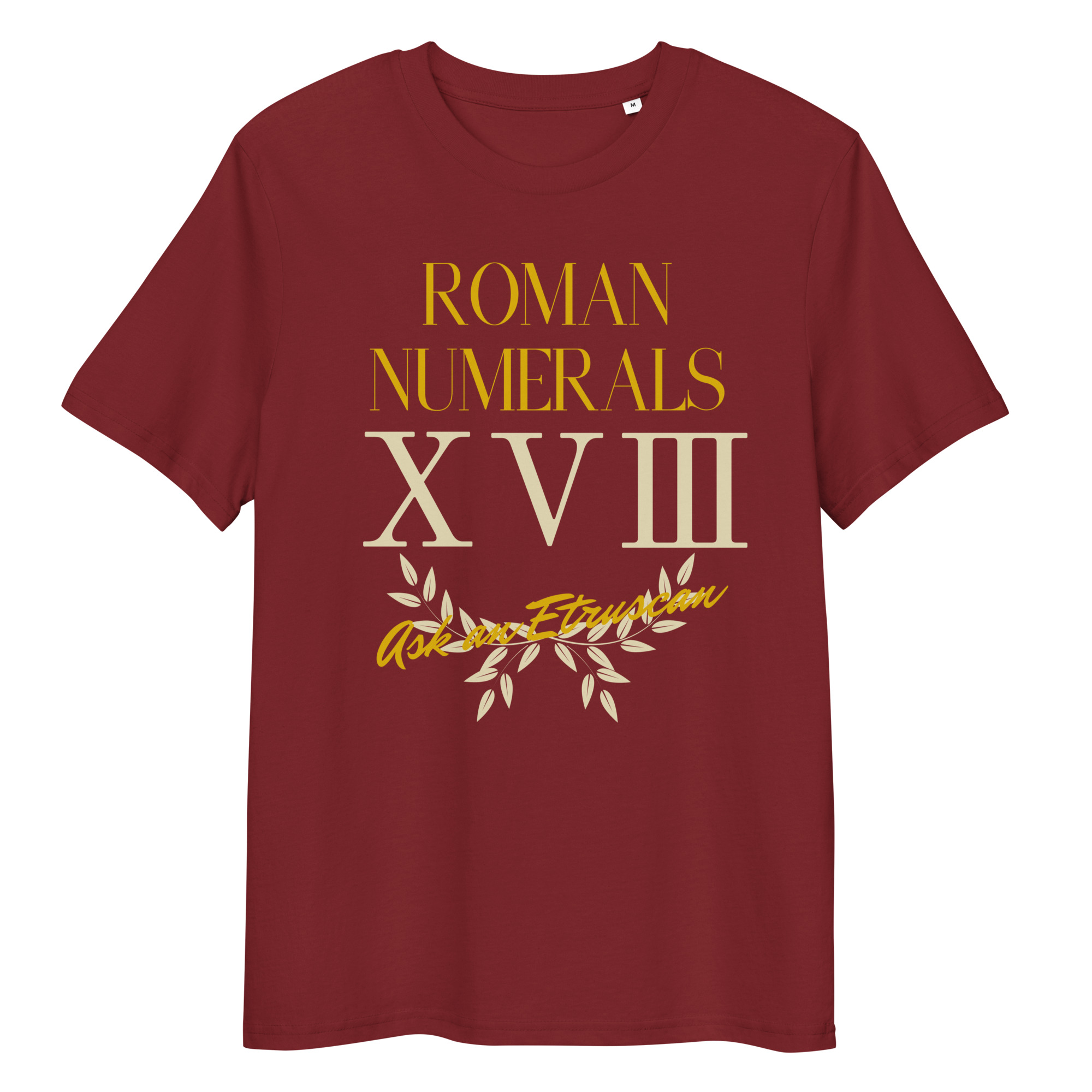 Roman Numerals Dark T-Shirt 3 Roman Numerals Dark T-Shirt - Image 3