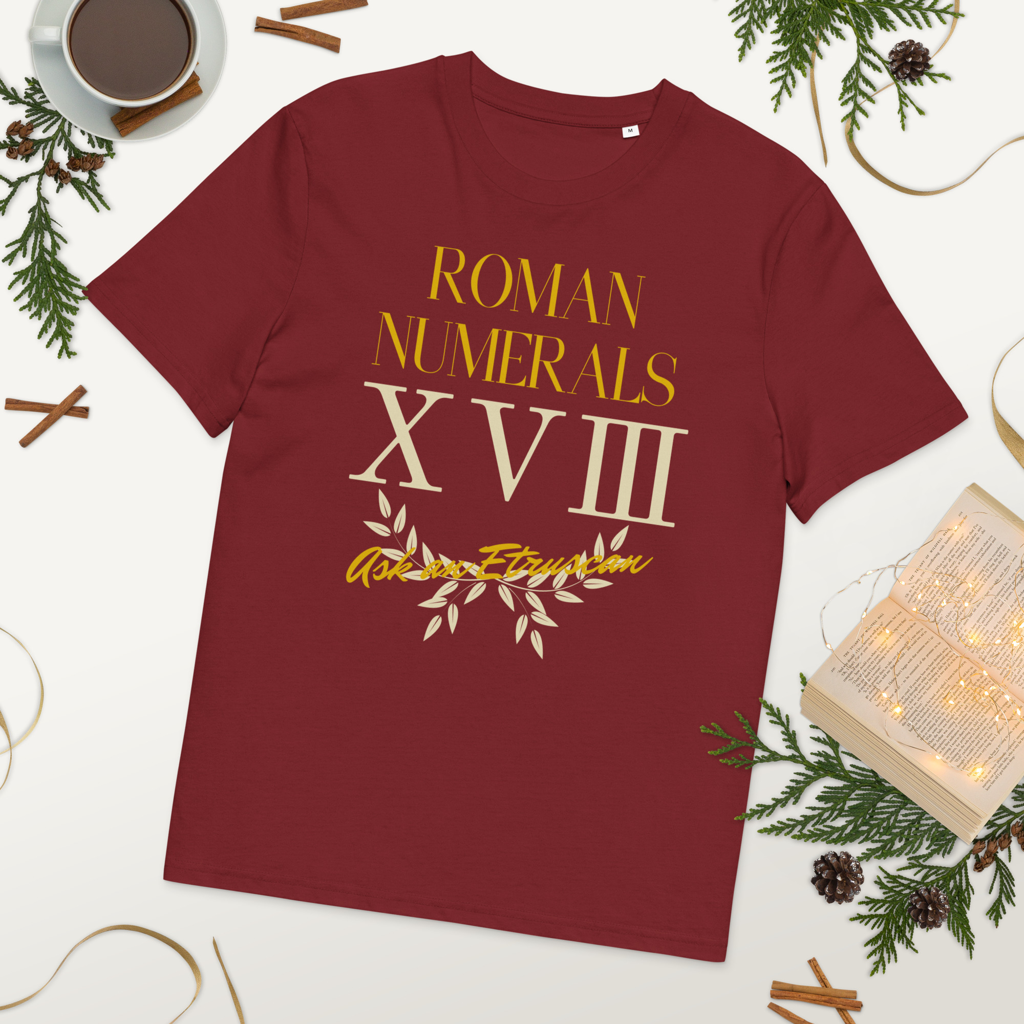 Roman Numerals Dark T-Shirt 12 Roman Numerals Dark T-Shirt - Image 12