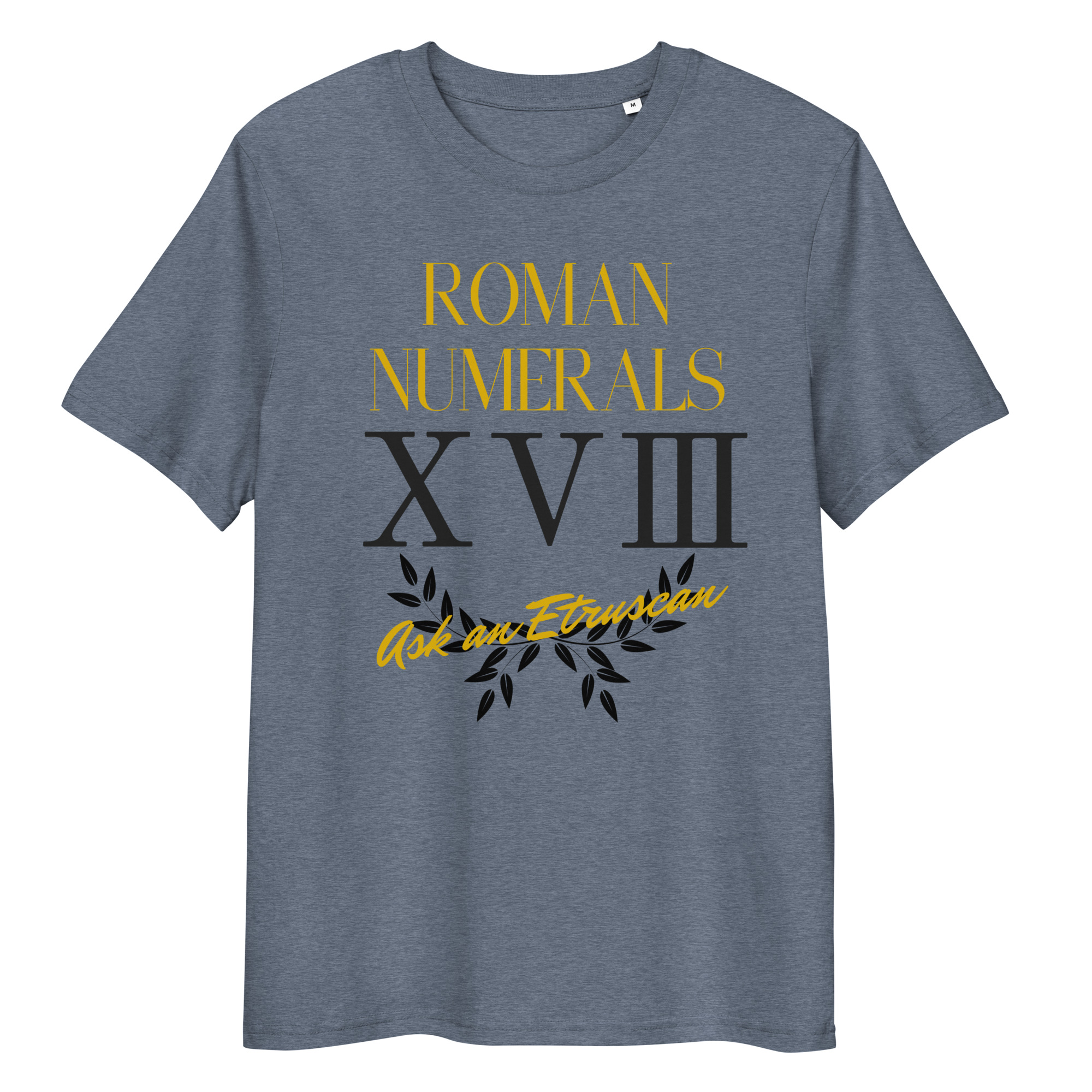 Roman Numerals Dark T-Shirt 1 Roman Numerals Dark T-Shirt