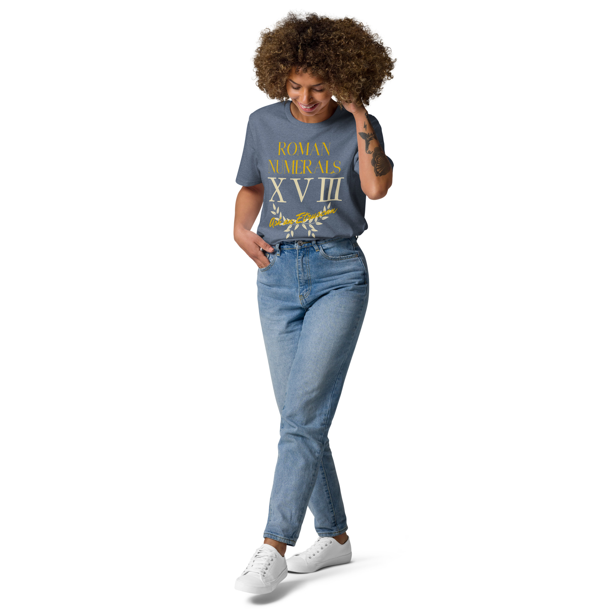 Roman Numerals Dark T-Shirt 15 Roman Numerals Dark T-Shirt - Image 15