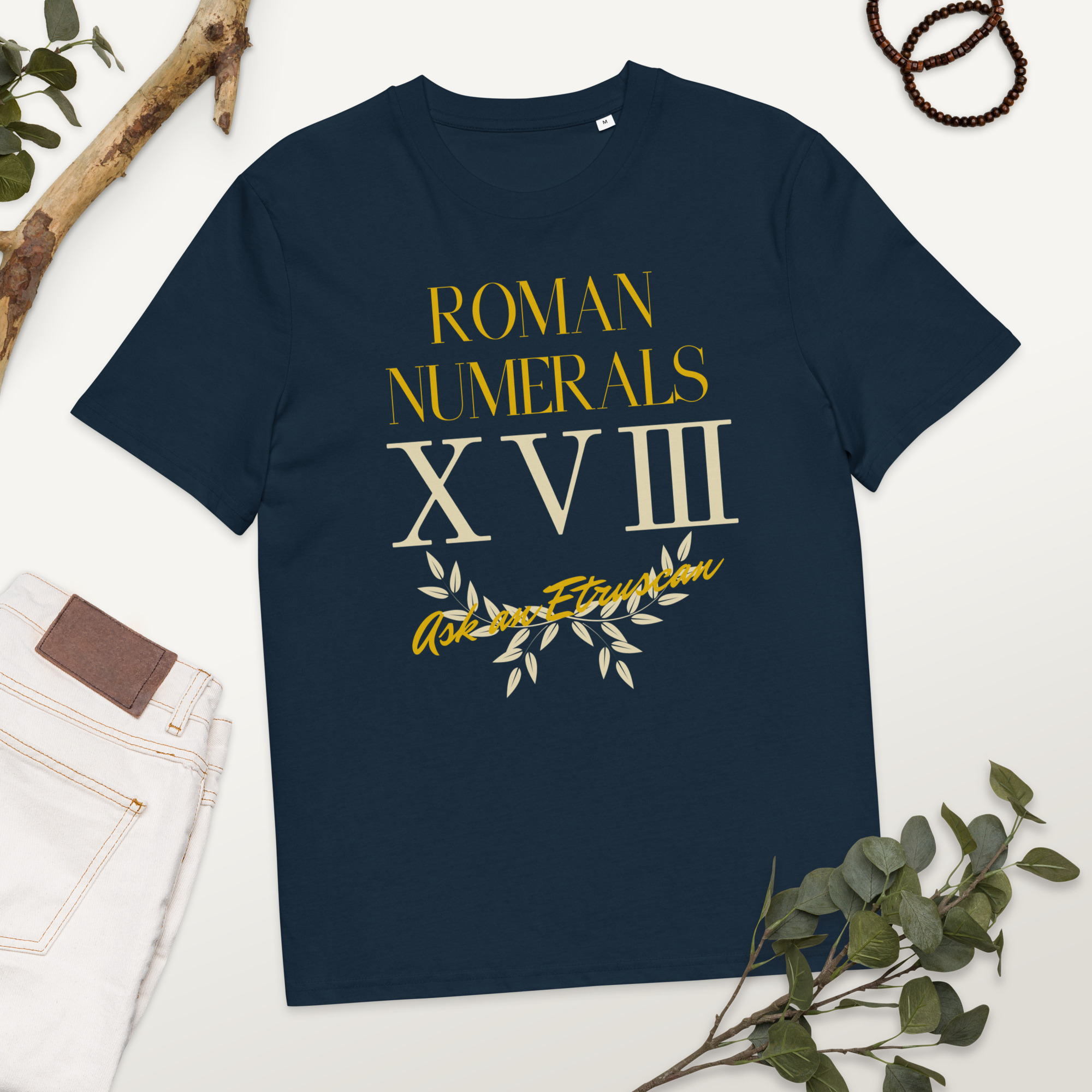 Roman Numerals Dark T-Shirt 18 Roman Numerals Dark T-Shirt - Image 18