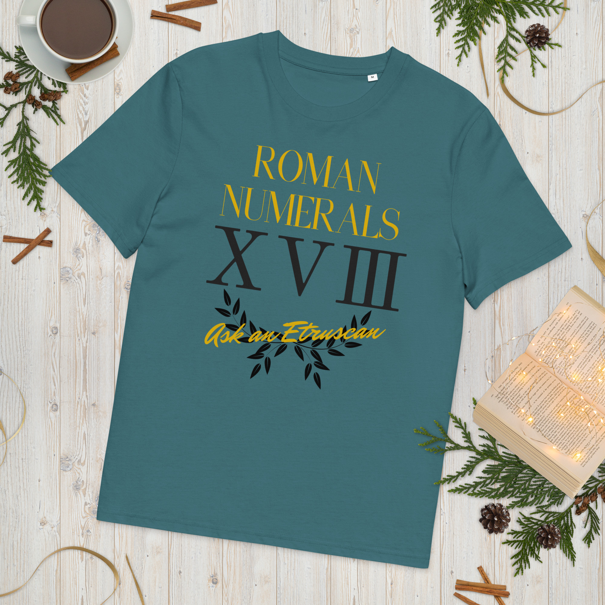 Roman Numerals T-Shirt 9 Roman Numerals T-Shirt - Image 9