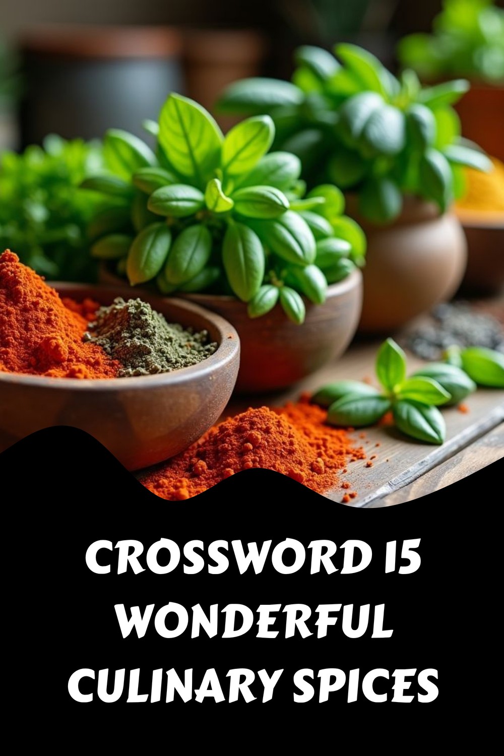 CROSSWORD 15 Wonderful Culinary Spices generated pin 35653