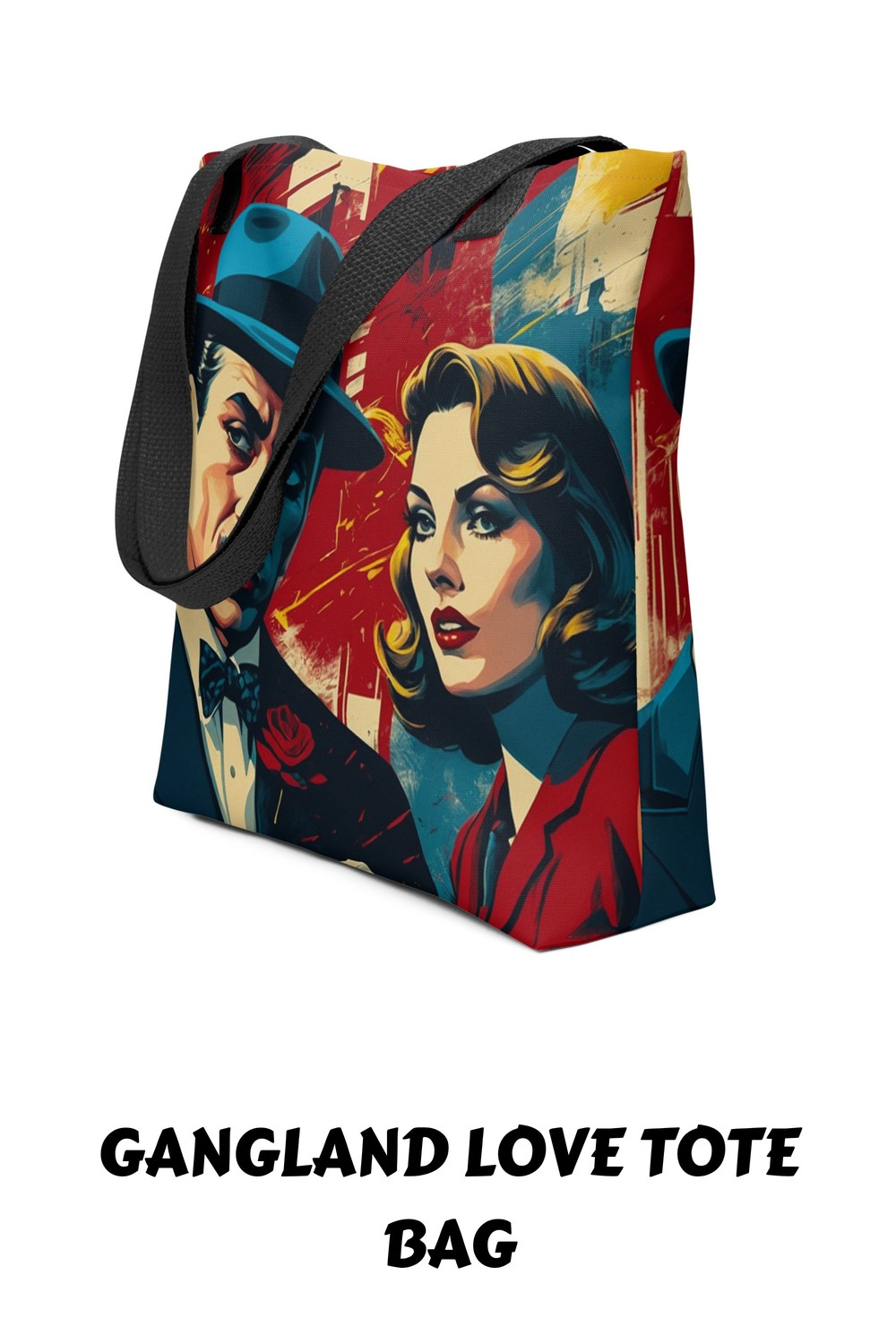 Gangland Love Tote Bag generated pin 36017