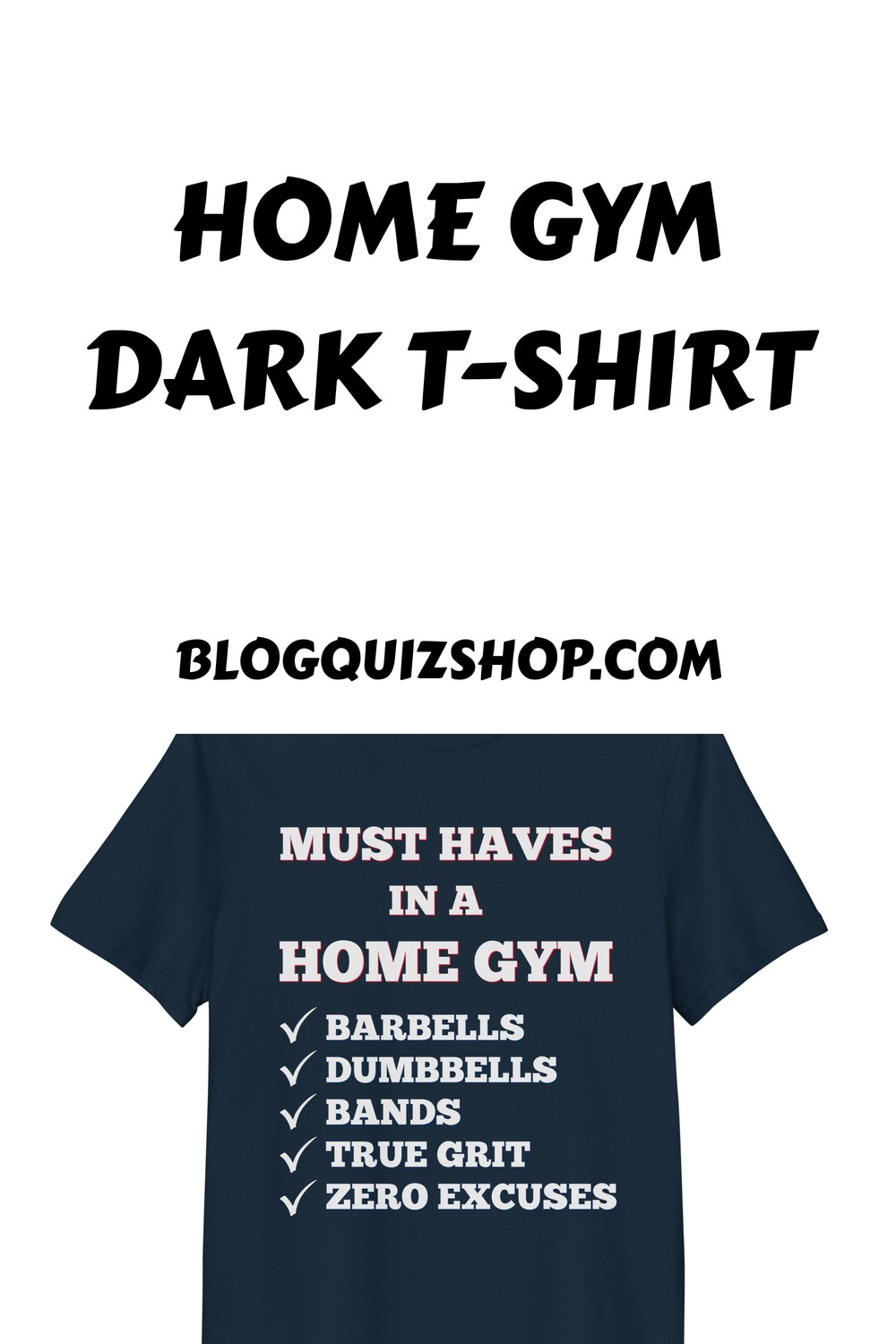 Home Gym Dark T-Shirt 15 Home Gym Dark T Shirt generated pin 36354