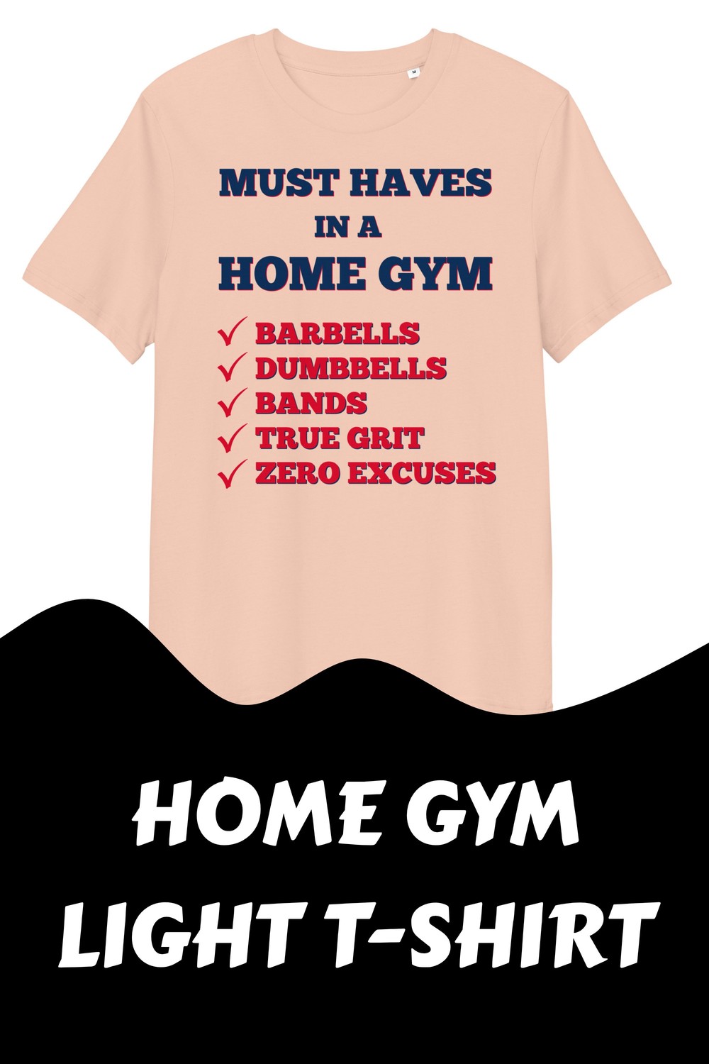 Home Gym Light T-Shirt 8 Home Gym Light T Shirt generated pin 36393 1