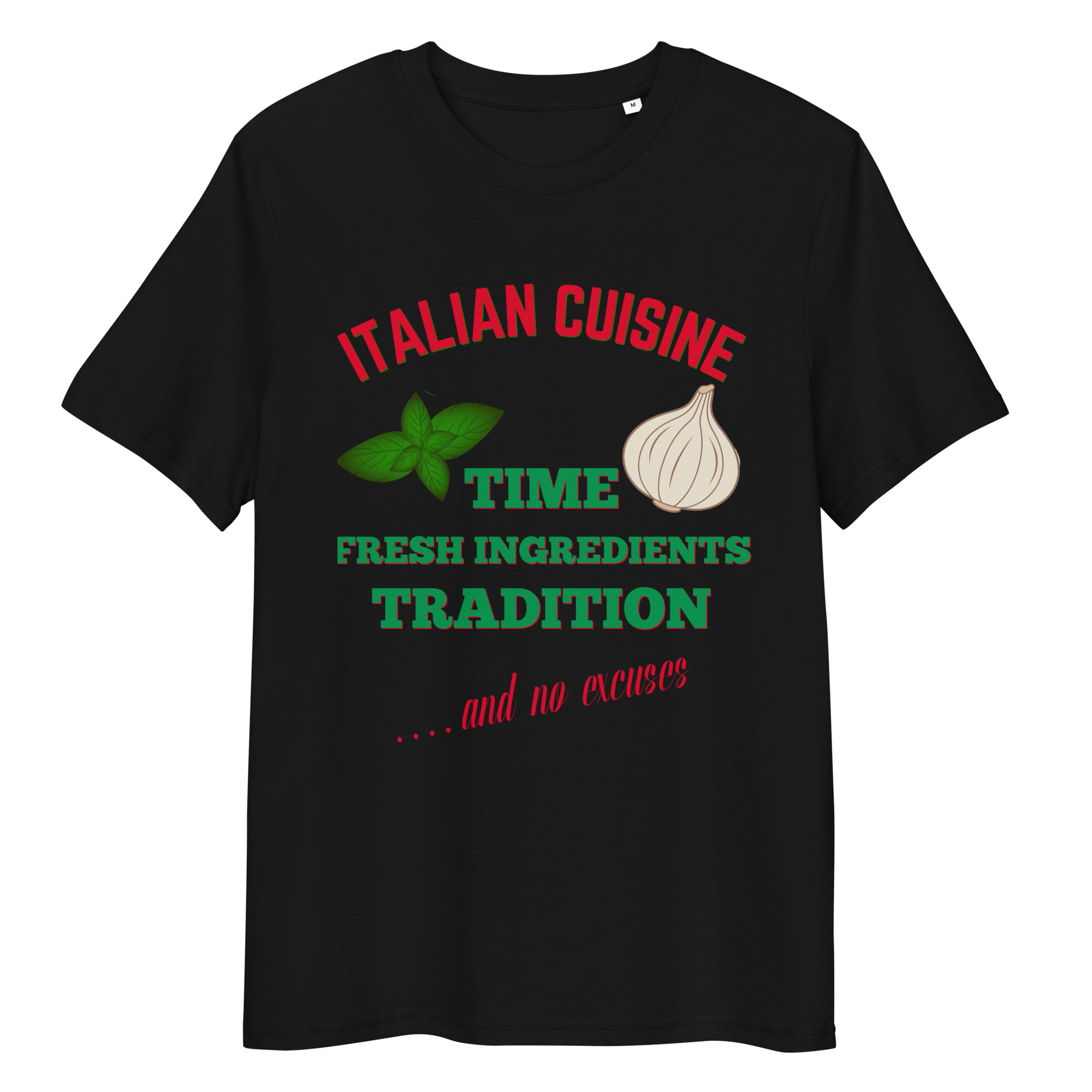 Italian Cuisine Dark T-Shirt 1 Italian Cuisine Dark T-Shirt