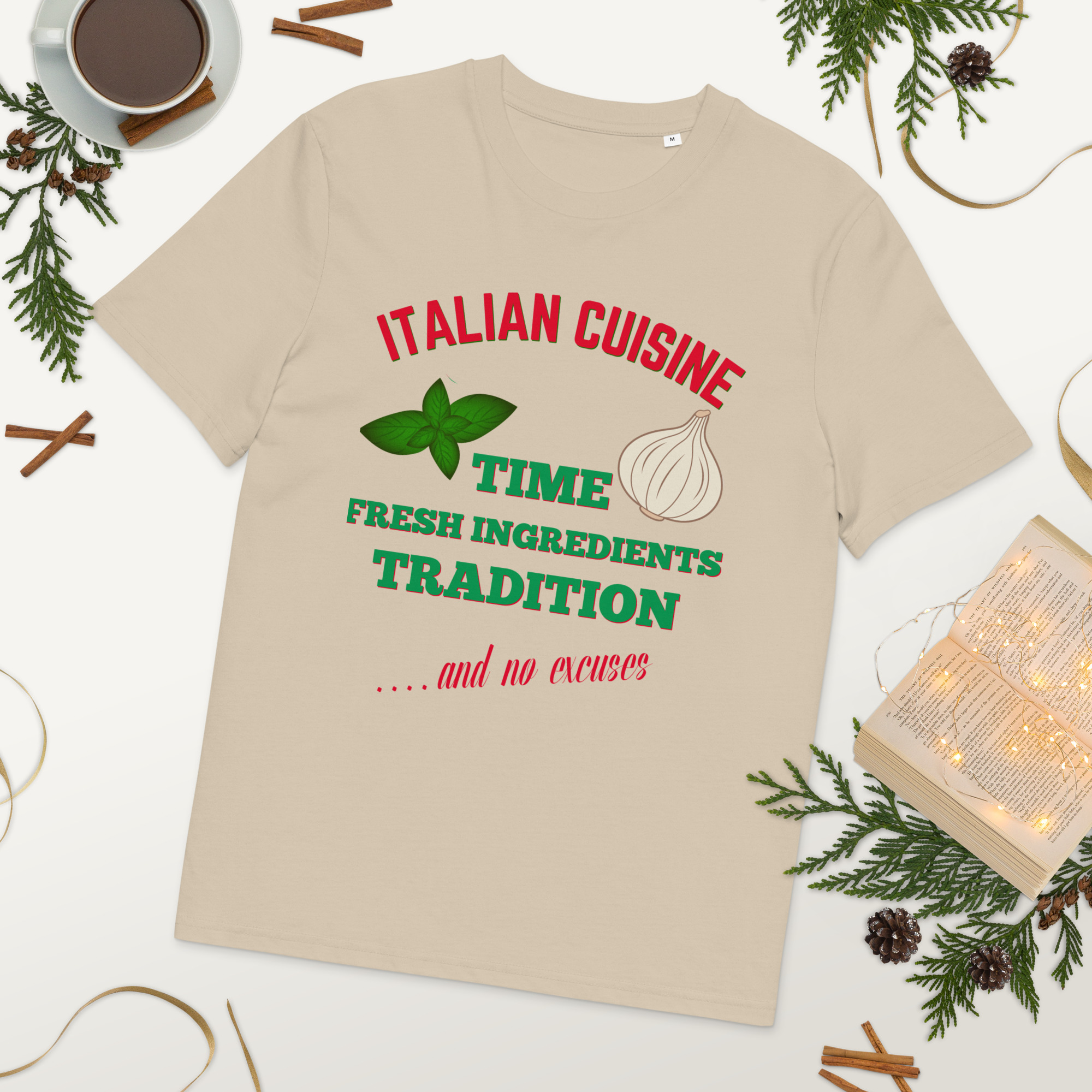 Italian Cuisine Dark T-Shirt 8 Italian Cuisine Dark T-Shirt - Image 8