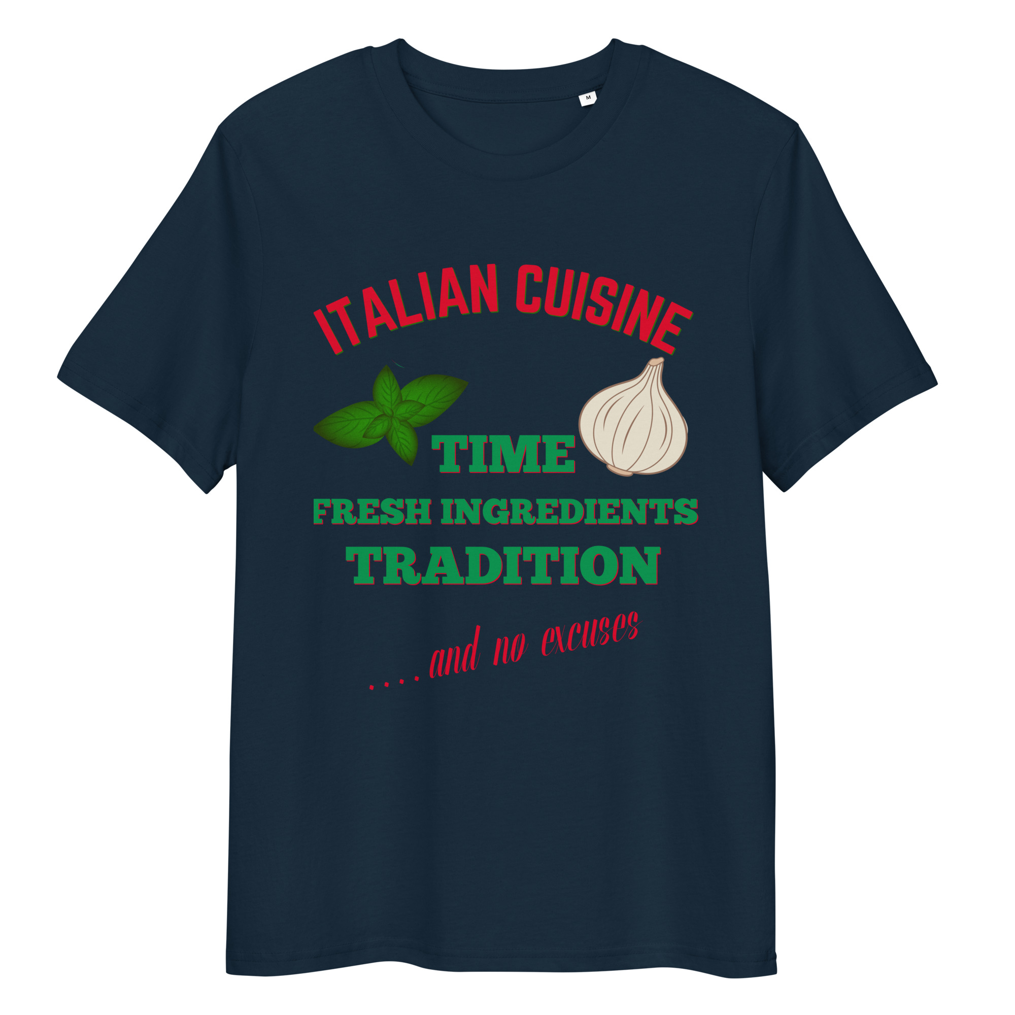 Italian Cuisine Dark T-Shirt 2 Italian Cuisine Dark T-Shirt - Image 2