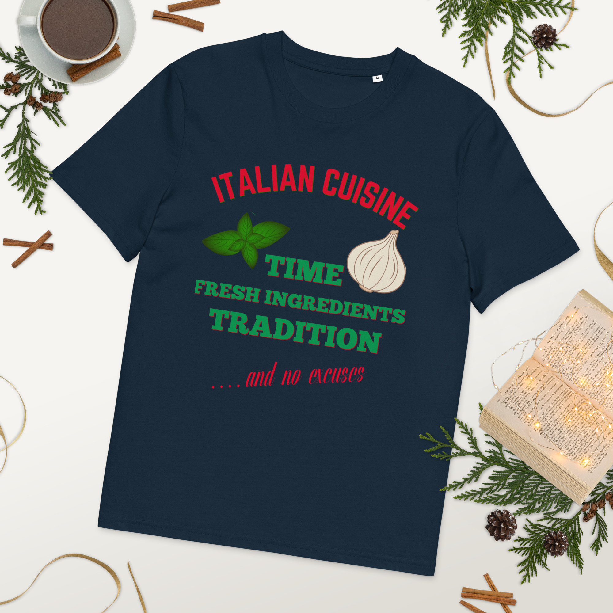 Italian Cuisine Dark T-Shirt 9 Italian Cuisine Dark T-Shirt - Image 9