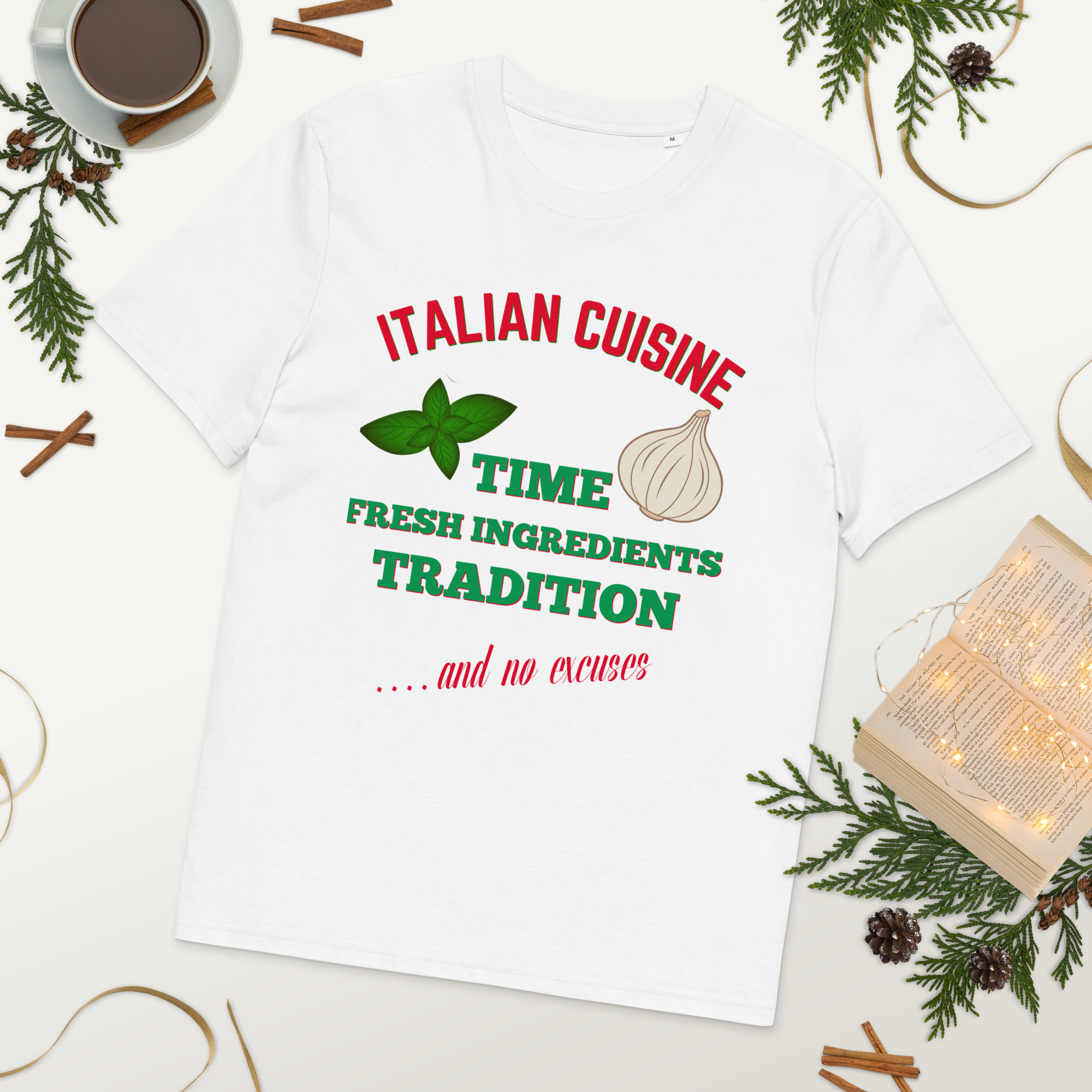 Italian Cuisine Dark T-Shirt 12 Italian Cuisine Dark T-Shirt - Image 12