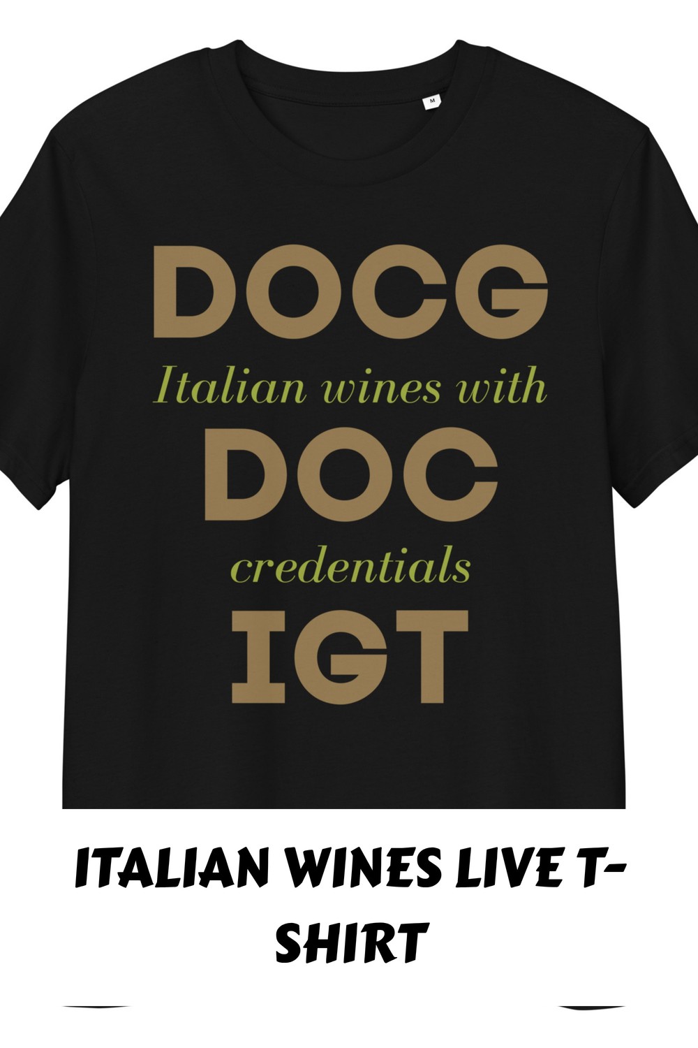 Italian Wines Live T Shirt generated pin 37804