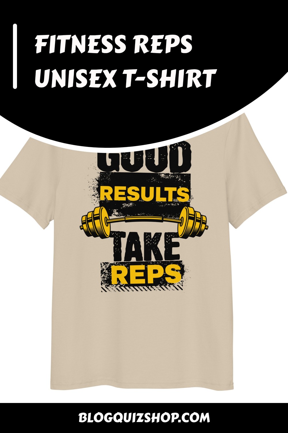 Fitness Reps Unisex T Shirt generated pin 38284 1