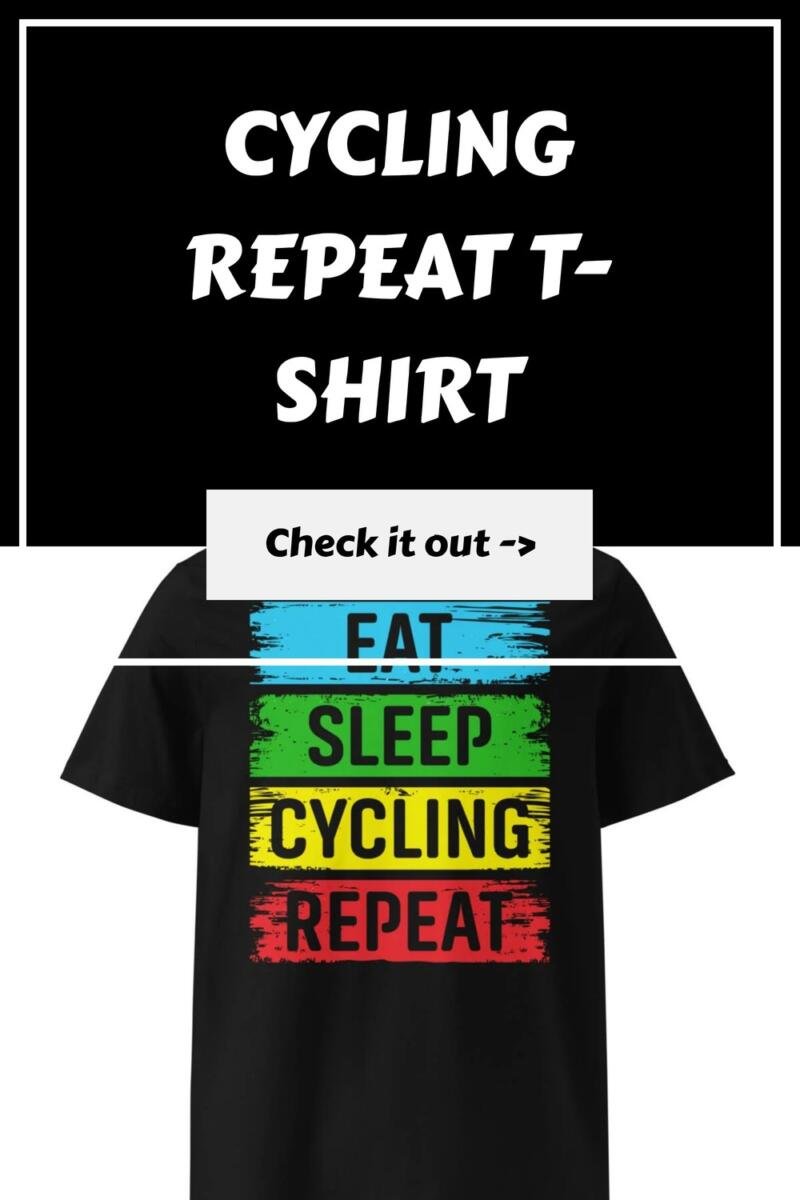 Cycling Repeat T Shirt generated pin 39030 1
