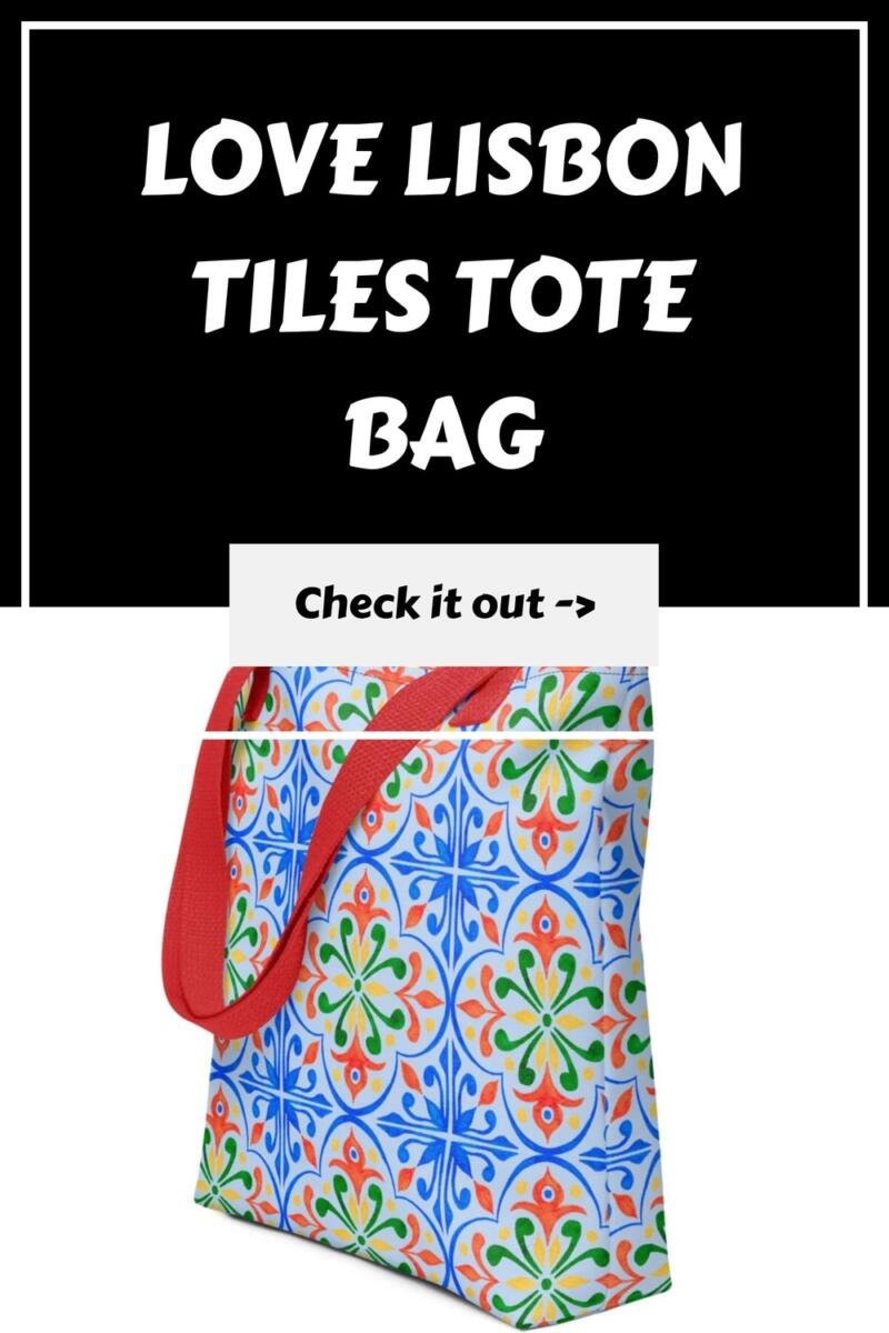 Love Lisbon Tiles Tote Bag 40 Love Lisbon Tiles Tote Bag generated pin 40414