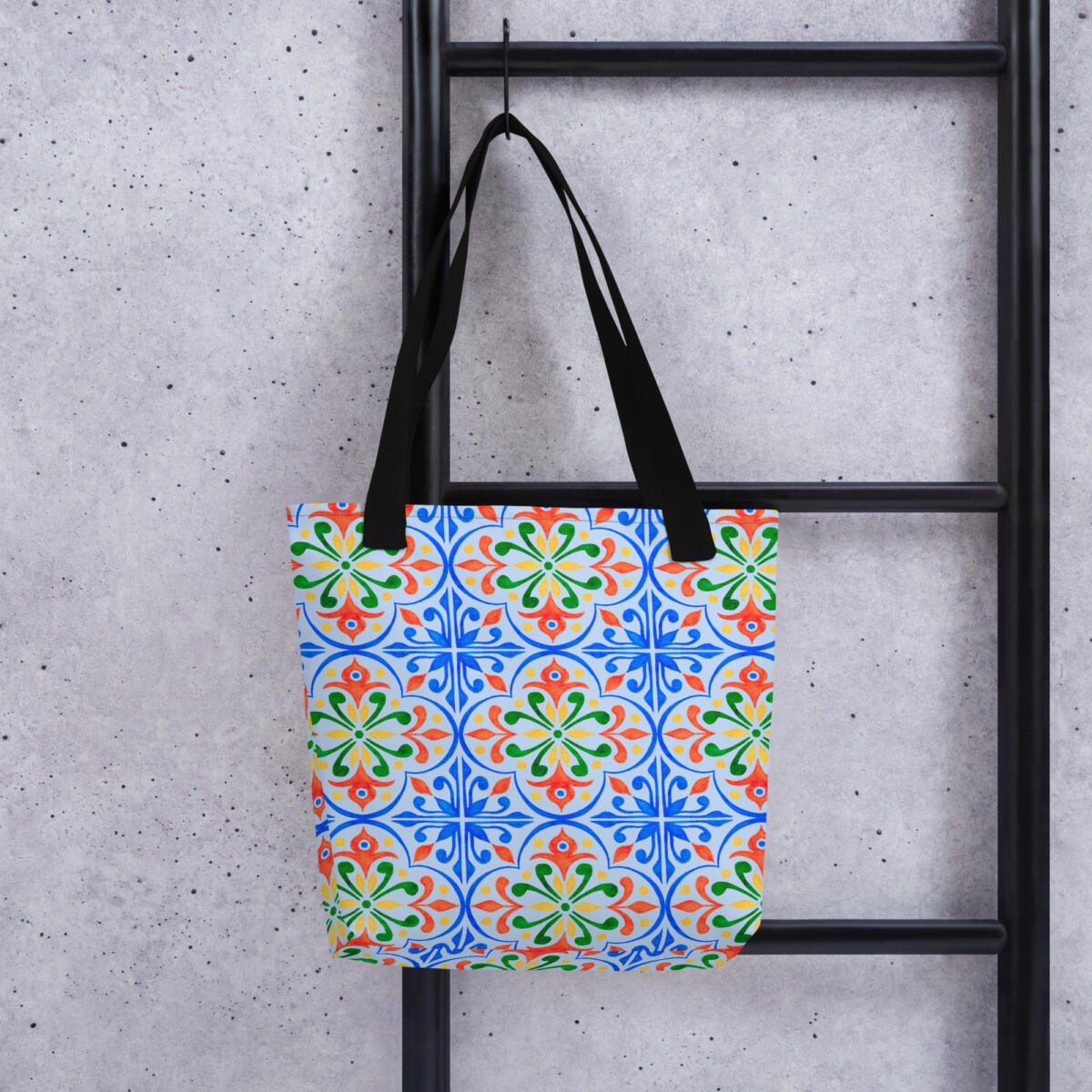Love Lisbon Tiles Tote Bag 4 Love Lisbon Tiles Tote Bag - Image 4