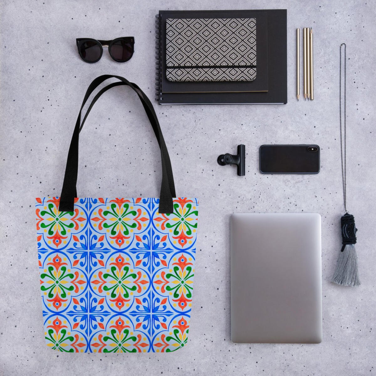 Love Lisbon Tiles Tote Bag 5 Love Lisbon Tiles Tote Bag - Image 5