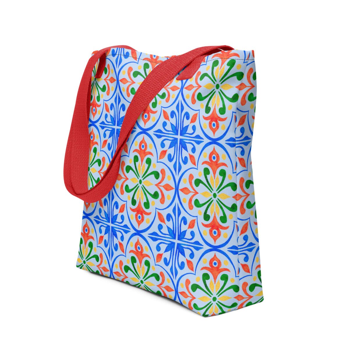 Love Lisbon Tiles Tote Bag 1 Love Lisbon Tiles Tote Bag