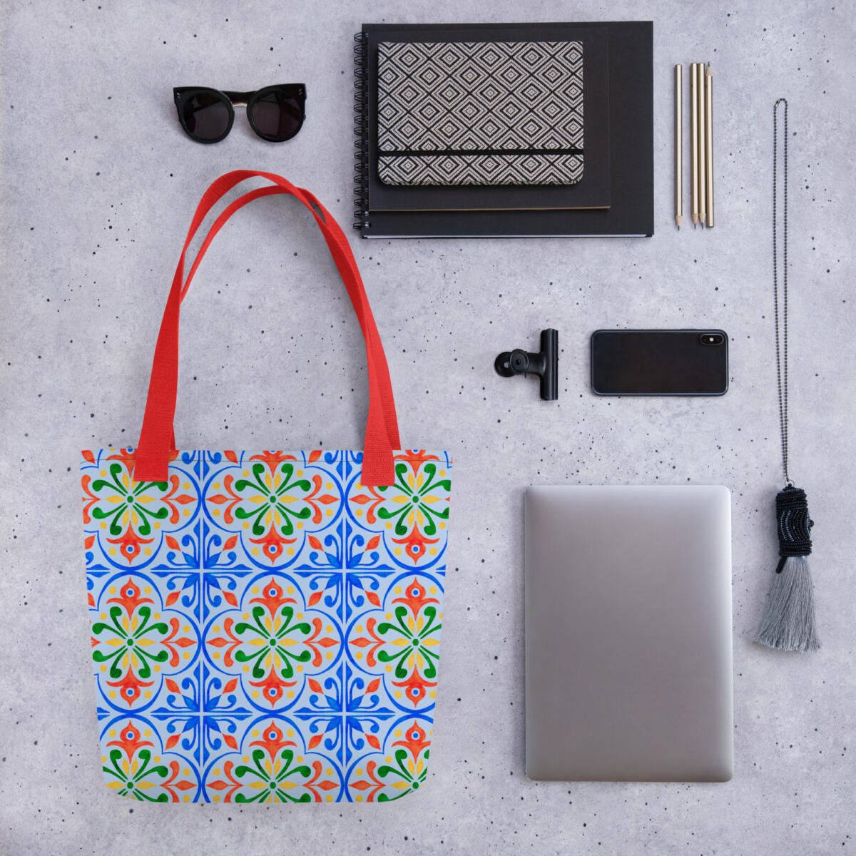 Love Lisbon Tiles Tote Bag 9 Love Lisbon Tiles Tote Bag - Image 9