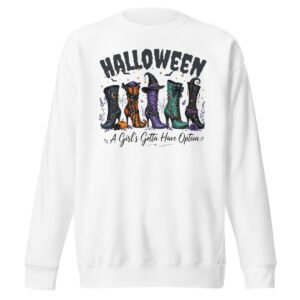 Halloween Boots Sweatshirt